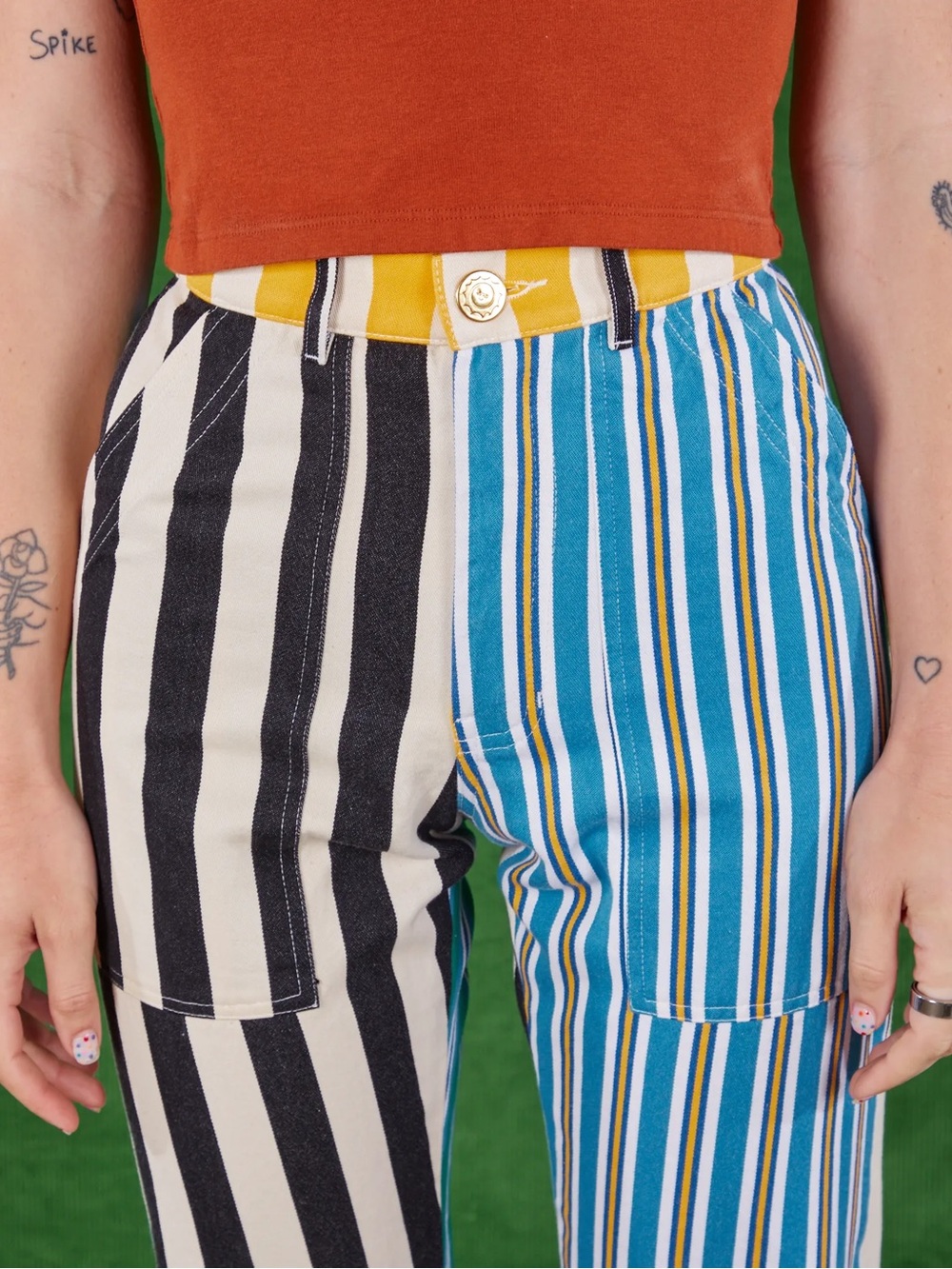 BIG BUD PRESS - Multi-Stripe Work Pants in 1XL